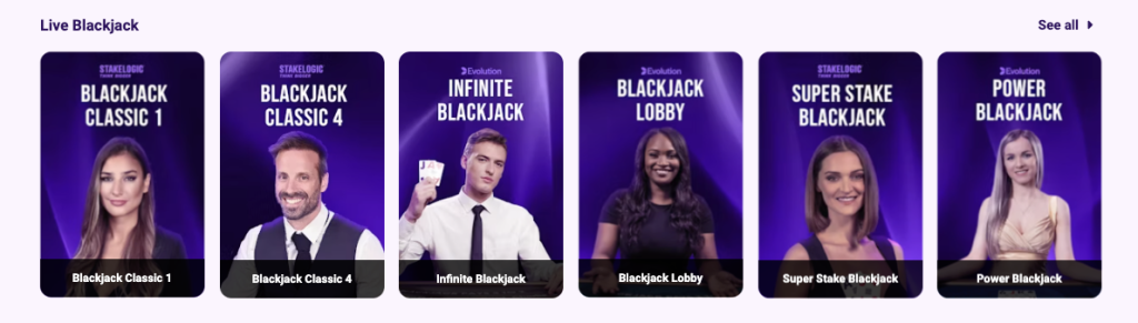 Live Blackjack Games